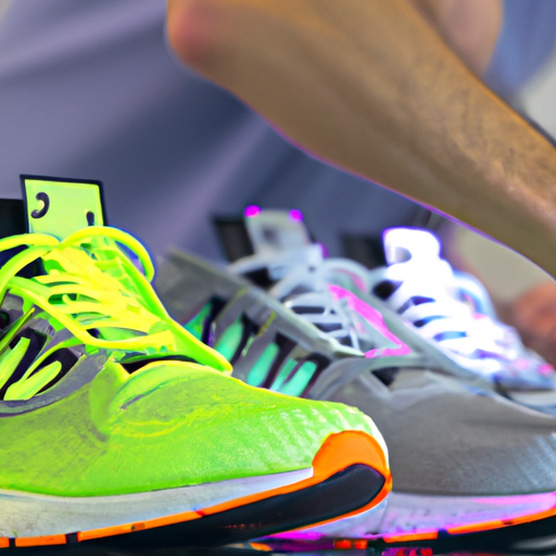 רץ בוחר נעלי ריצה נוצצות על פני אפשרויות נוחות יותר.
